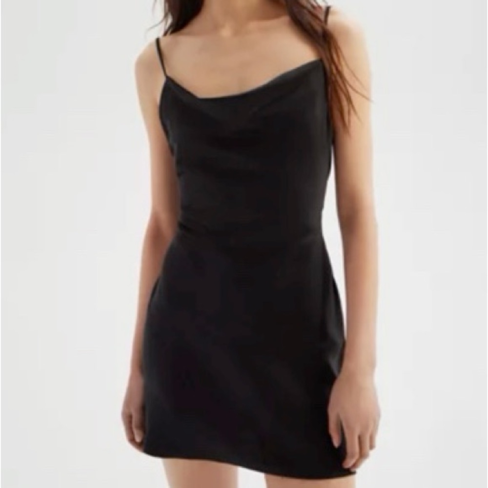 Black Satin Dress